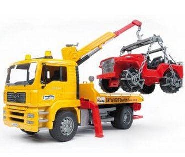 BRUDER 02750 veicolo giocattolo (bruder MAN TGA tow truck with all-terr)