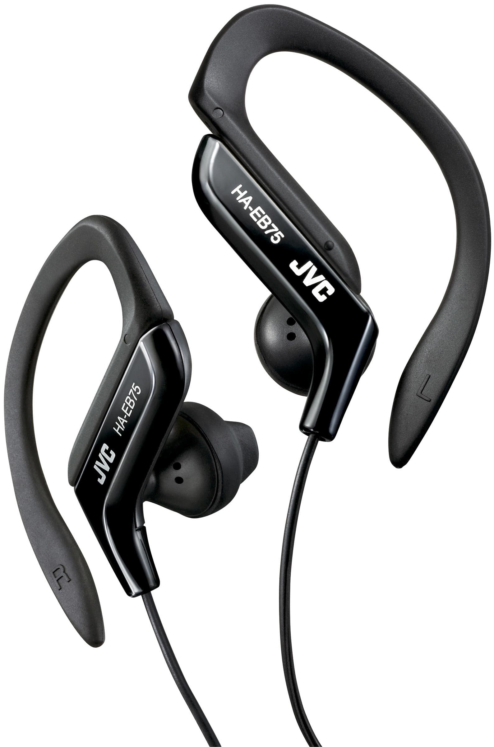 JVC HA-EB75 Cuffie Cablato A clip, In-ear MUSICA Nero (JVC HA-EB75 - øreproptelefoner)