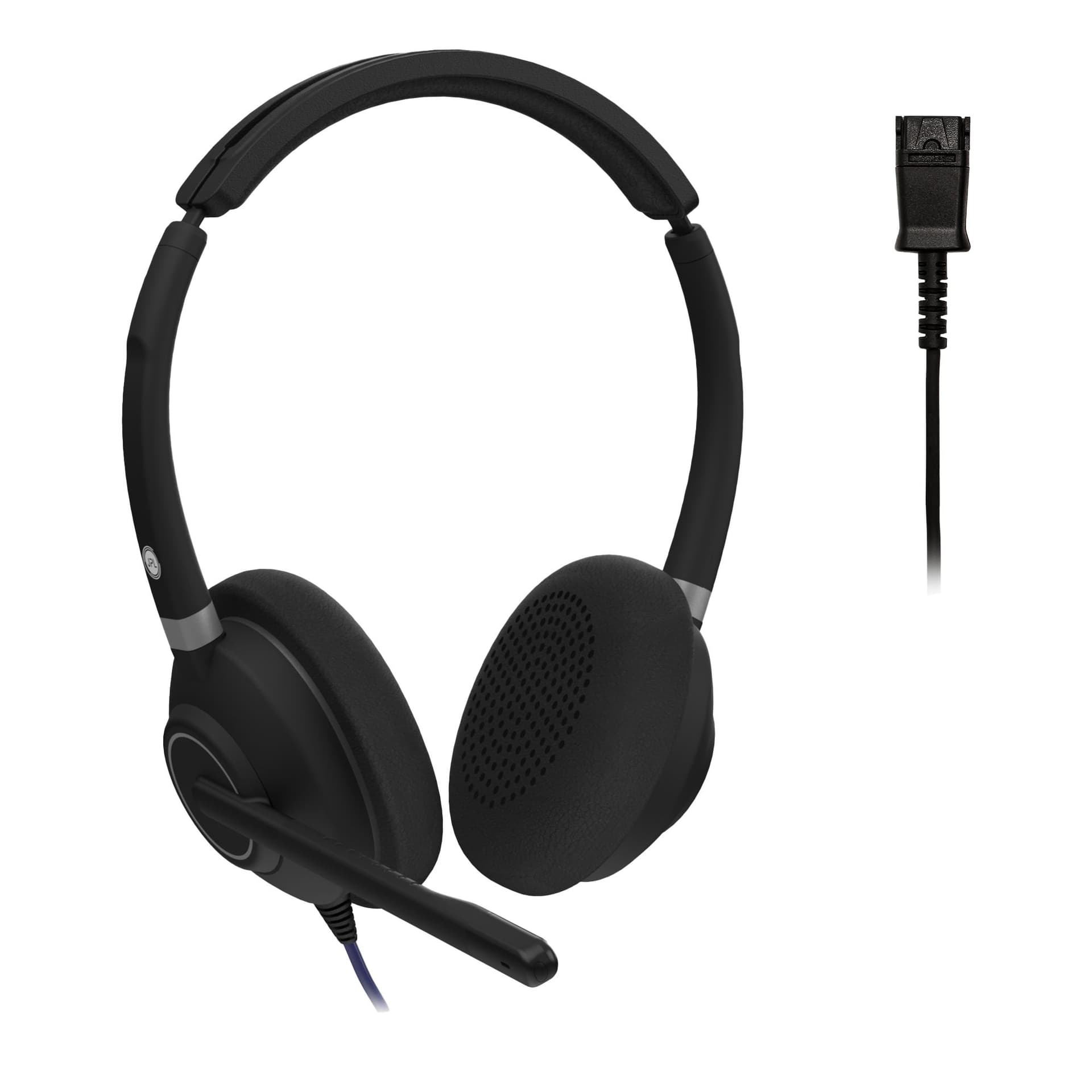 JPL Icon 120-PB Auricolare Cablato A Padiglione Ufficio Nero (JPL ICON 120 BINAURAL QD HEADSET)