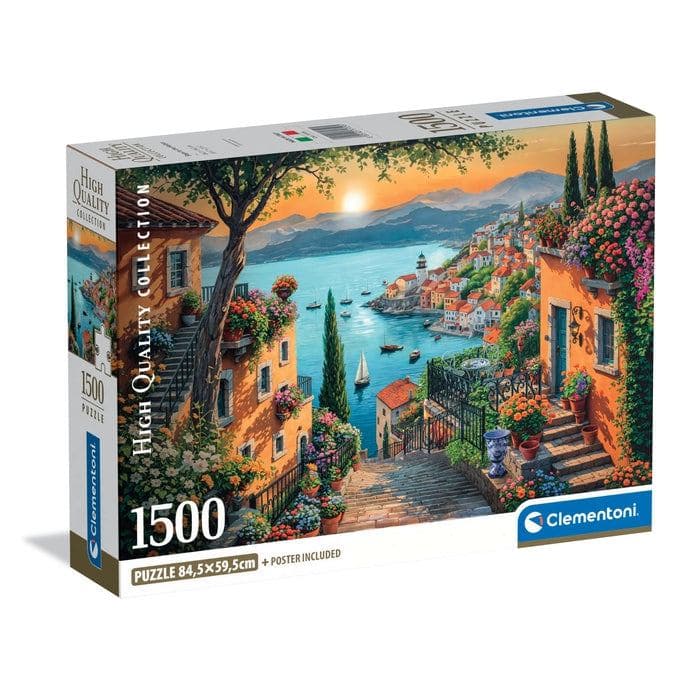 Clementoni High Quality Collection 31729 puzzle 1500 pz Arte (1500 pcs. CB HQC Steps to the Harbour)