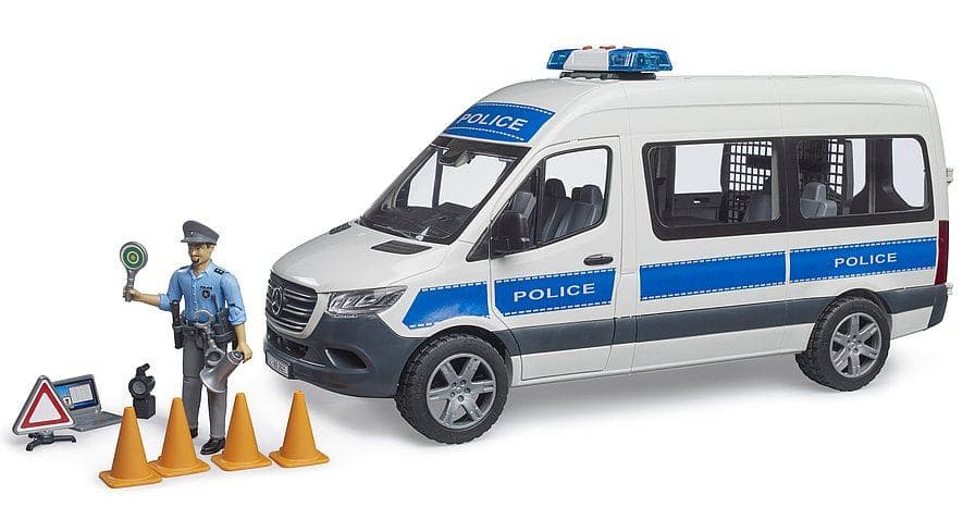 BRUDER MB Sprinter Veicolo d'intervento della polizia (BRUDER 02683 legetøjsbil)