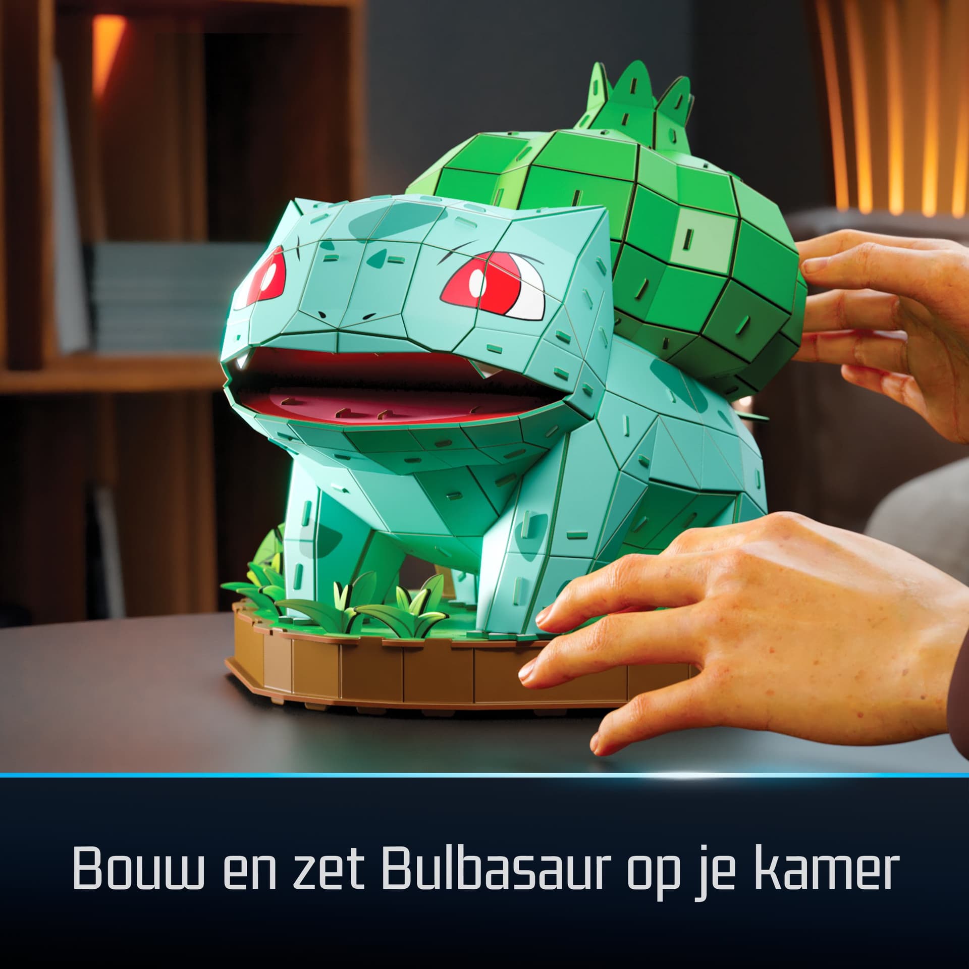 4D Build , Pokémon Bulbasaur, Kit di Modellismo 3D, Puzzle per Adulti, 195 pezzi, dai 12 Anni in su (4D Build - Pokémon Bisasam)