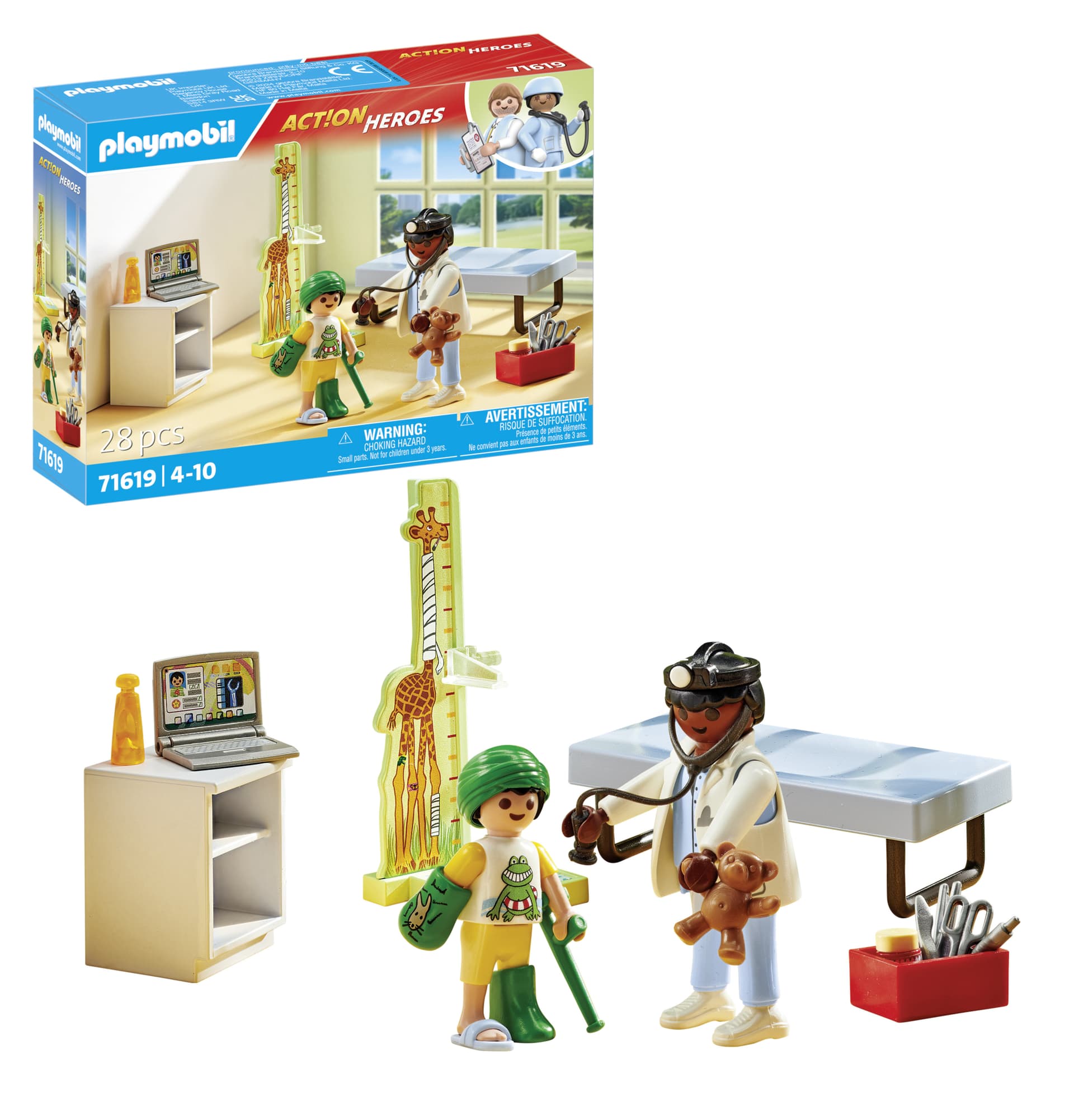 Playmobil Action 71619 set da gioco (Playmobil Rescue 71619 Pediatra z plus)