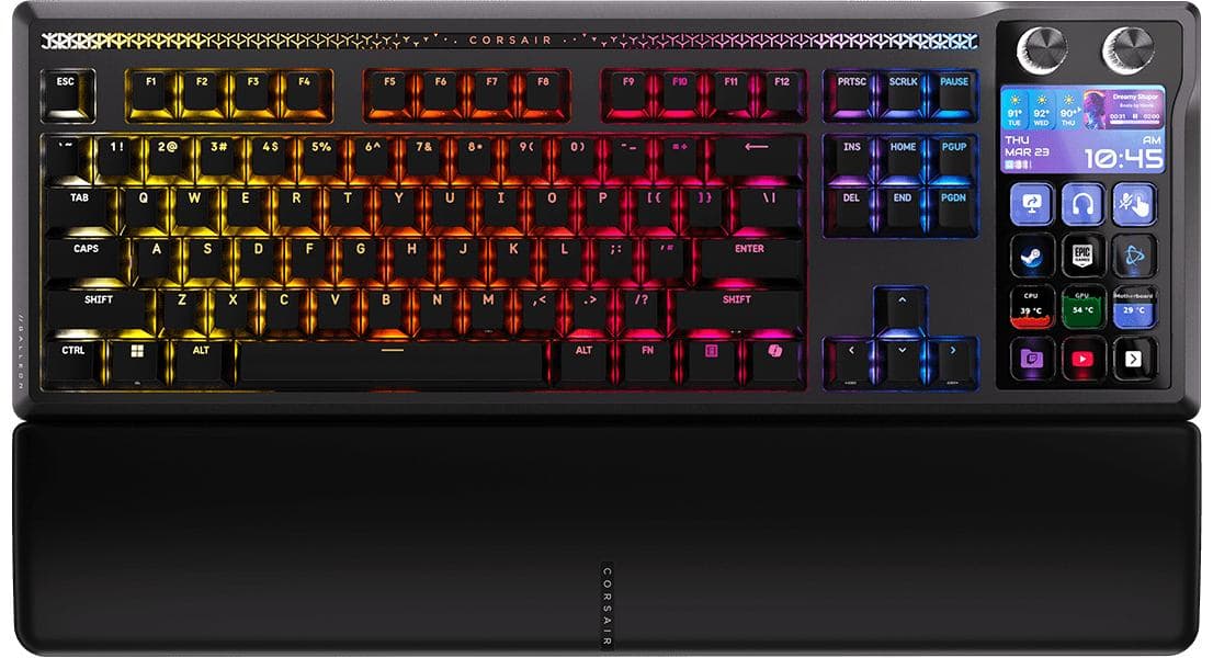 Corsair GALLEON 100 SD tastiera Gaming USB QWERTY Inglese UK Nero (CORSAIR GALLEON 100 SD STREAM DECK KB) - Versione UK