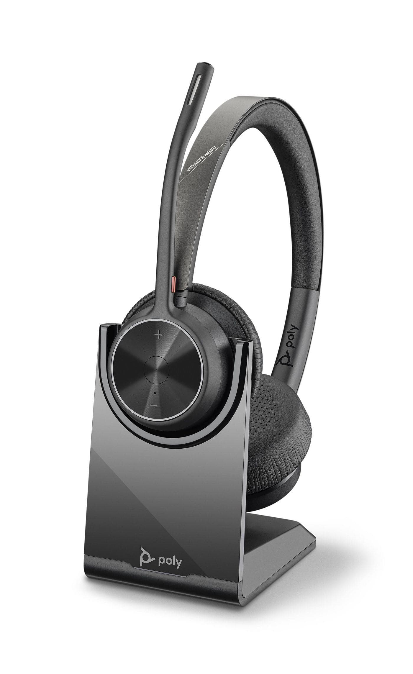 Voyager 4320 UC Headset - Wireless incl. Charging stand - Black POLY Voyager 4320 UC, Wireless, Office/Call center, 162 g, Headset, Black - Warranty: 12M