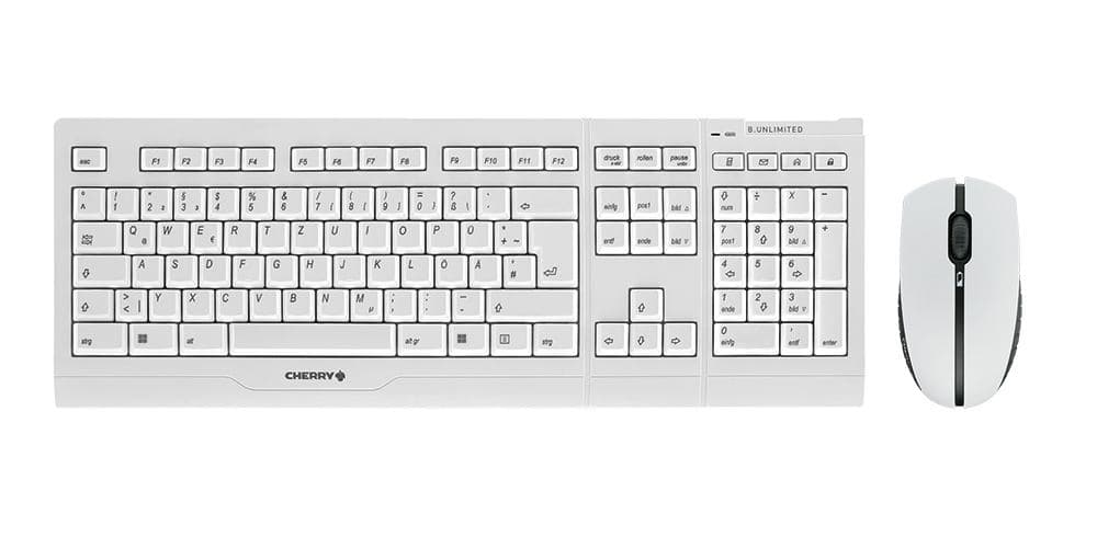 CHERRY B.UNLIMITED 3.0 tastiera Mouse incluso Ufficio RF Wireless Tedesco Grigio (CHERRY B.UNLIMITED 3.0 - tastatur og m)