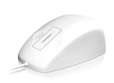 KeySonic KSM-5030M-W mouse Ufficio Ambidestro USB tipo A (WATERPROOF MOUSE SILICONE USB - Warranty: 12M)