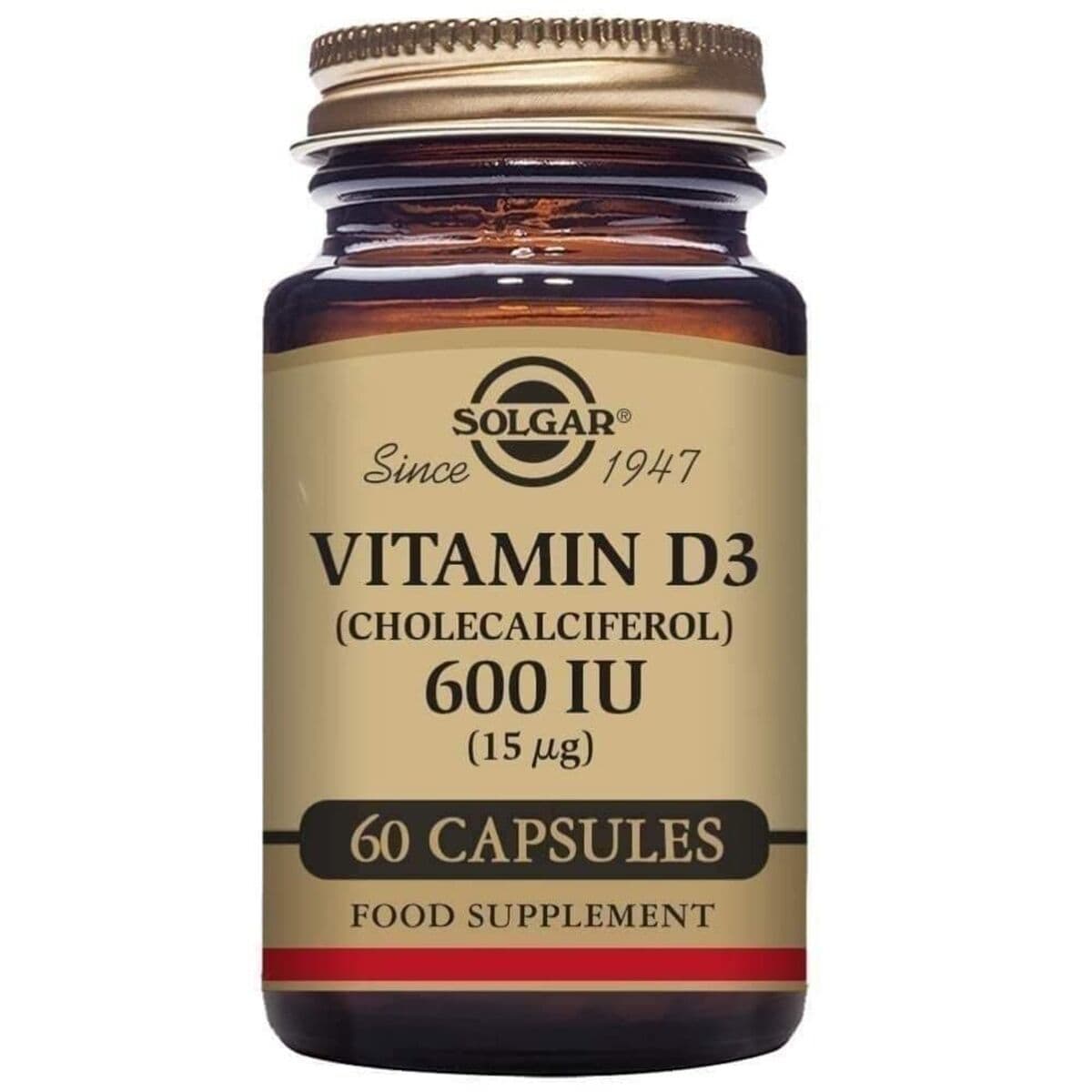 Vitamina D3 (Colecalciferolo) Solgar 600 iu 60 Capsule