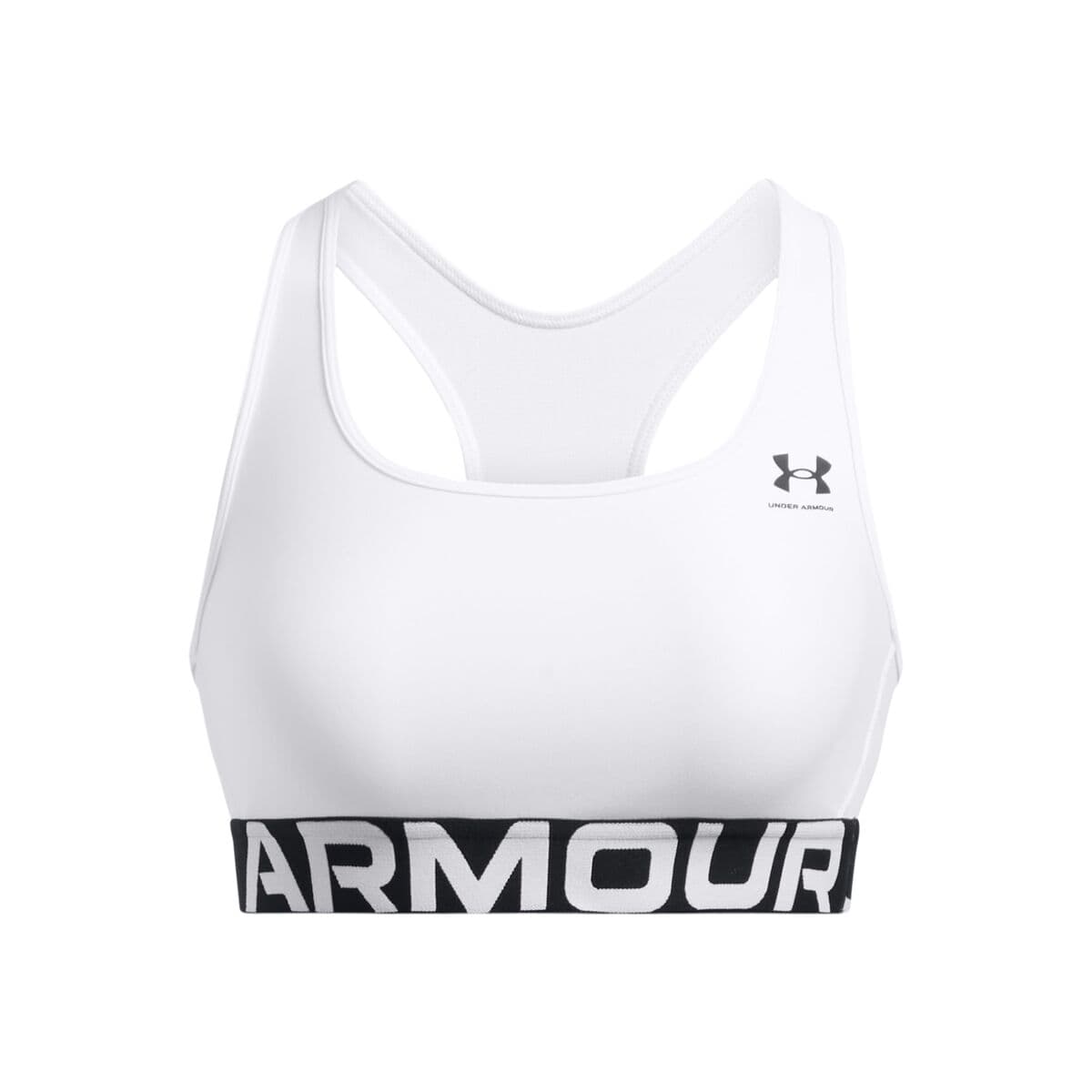 Reggiseno Sportivo Under Armour Hg Mid Branded Bianco