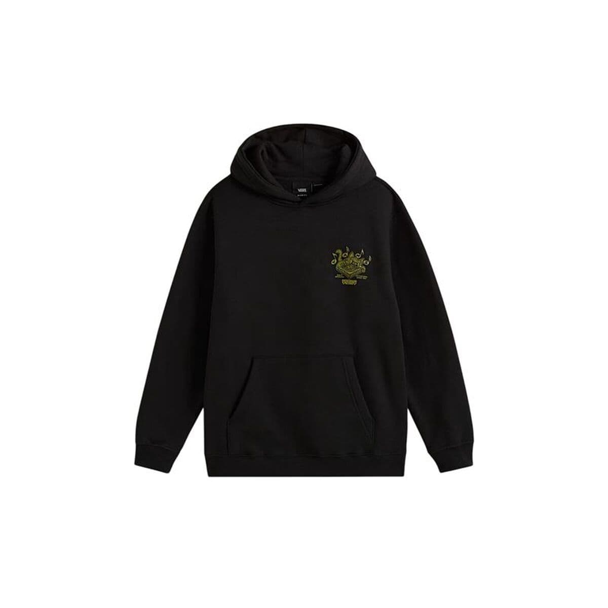 Felpa con Cappuccio Bambino Vans Scratched Records Nero
