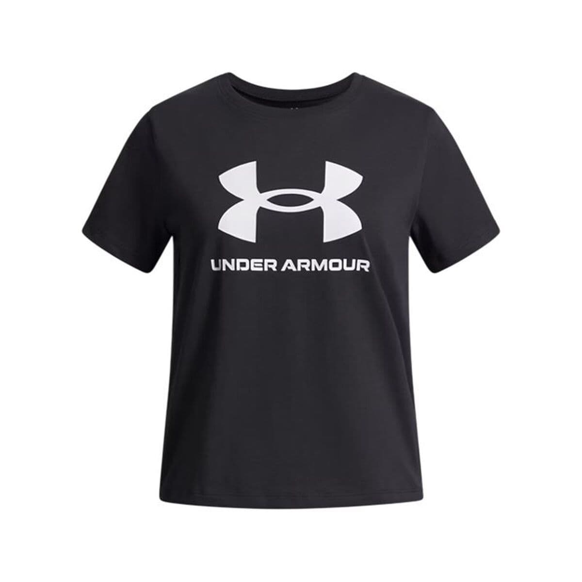 Maglia a Maniche Corte per Bambini Under Armour Big Logo Nero