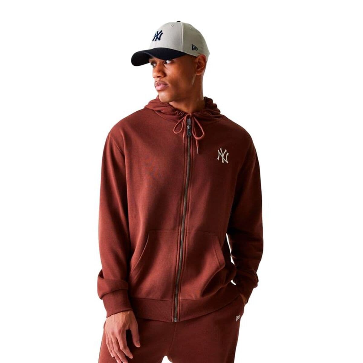 Giacca New Era New York Yankees MLB Midi League Marrone