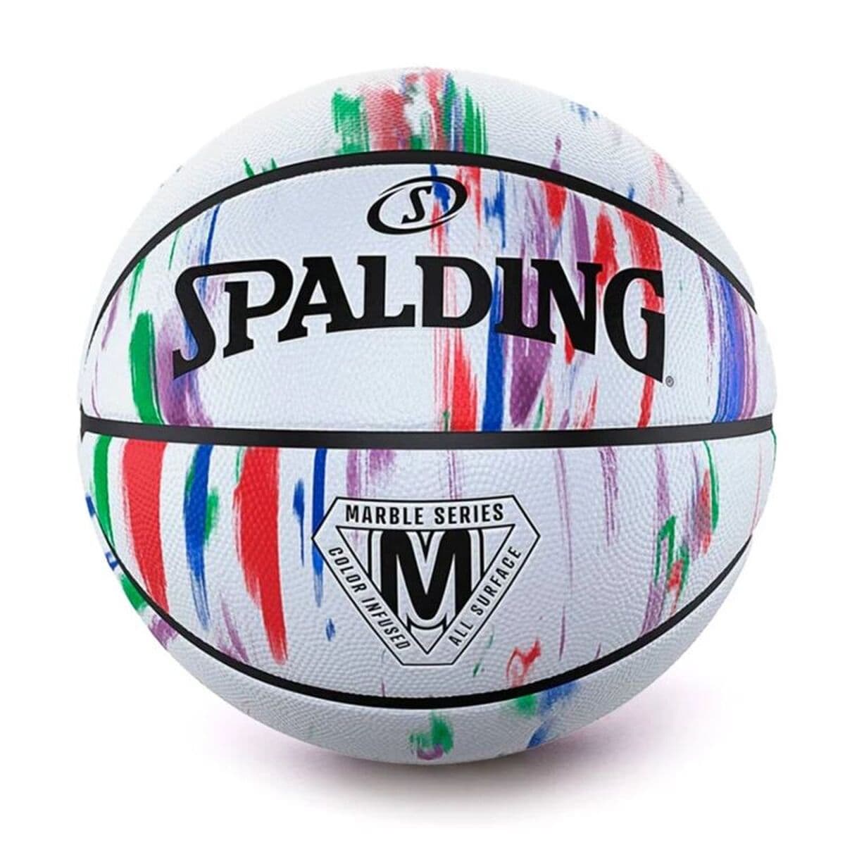 Pallone da Basket Spalding Marble Series Hg Sz7 Bianco 7 (Taglia 7)