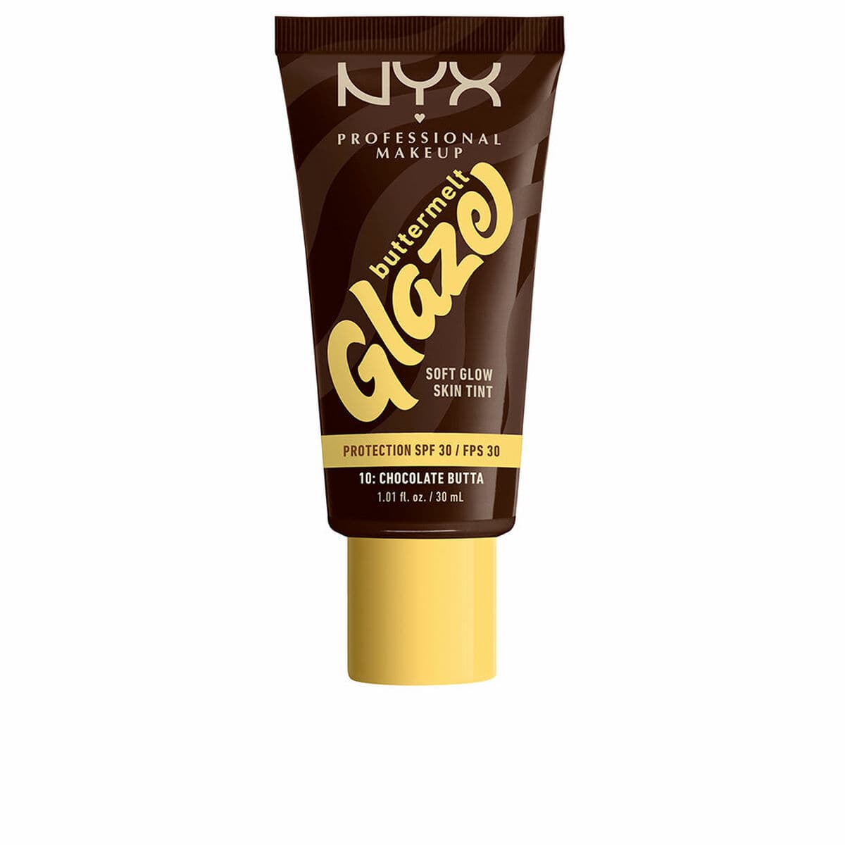 Protezione Solare Viso NYX BUTTERMELT GLAZE Nº 10-Chocolate Butta Spf 30 30 ml