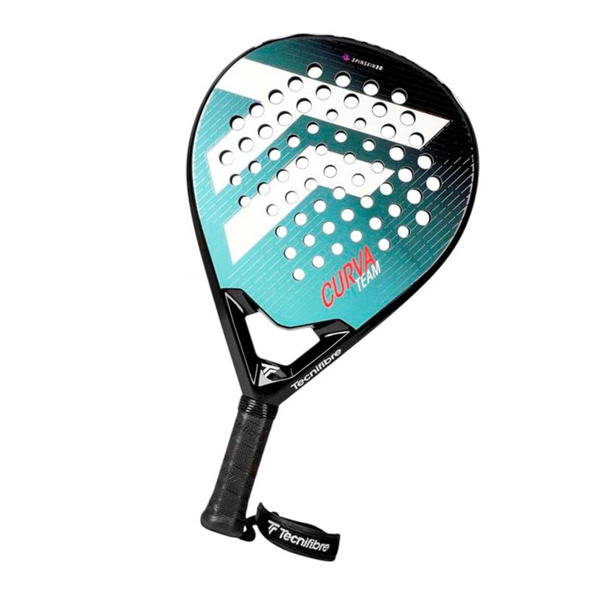 Racchetta da Padel Tecnifibre Curva Team Acqua Fibra di carbonio