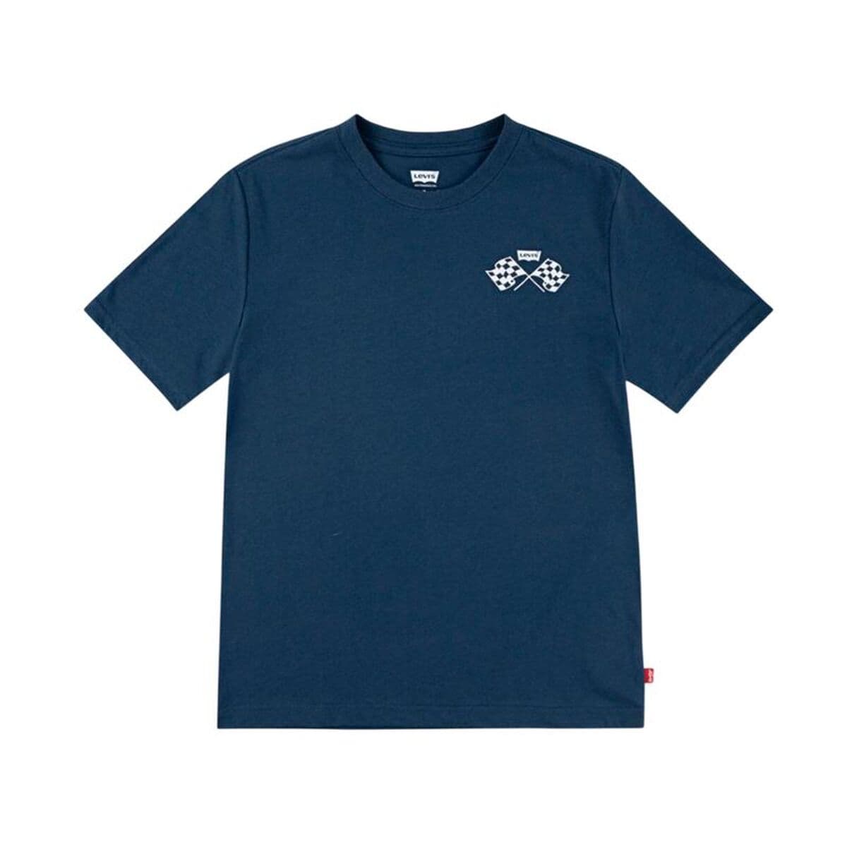 Maglia a Maniche Corte per Bambini Levi's Lvb Speed Trials Tee Azzurro