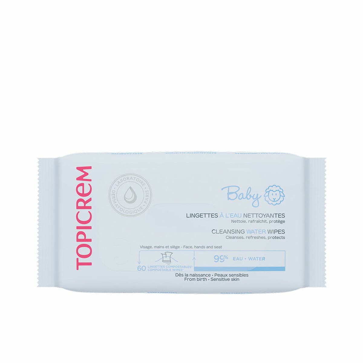 Salviettine Umidificate Topicrem BABY (60 Unità)
