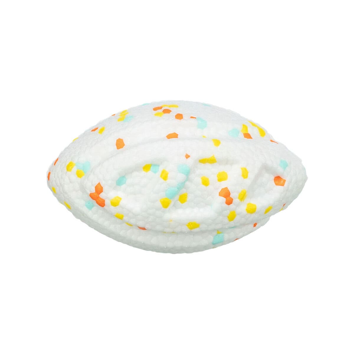 Palla per Animali Domestici Trixie Light & Strong Rugby Bianco Multicolore Schiuma