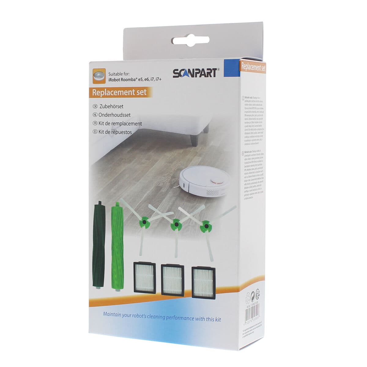 Sacchetto di Ricambio per Aspirapolvere Scanpart I1-I5-I7