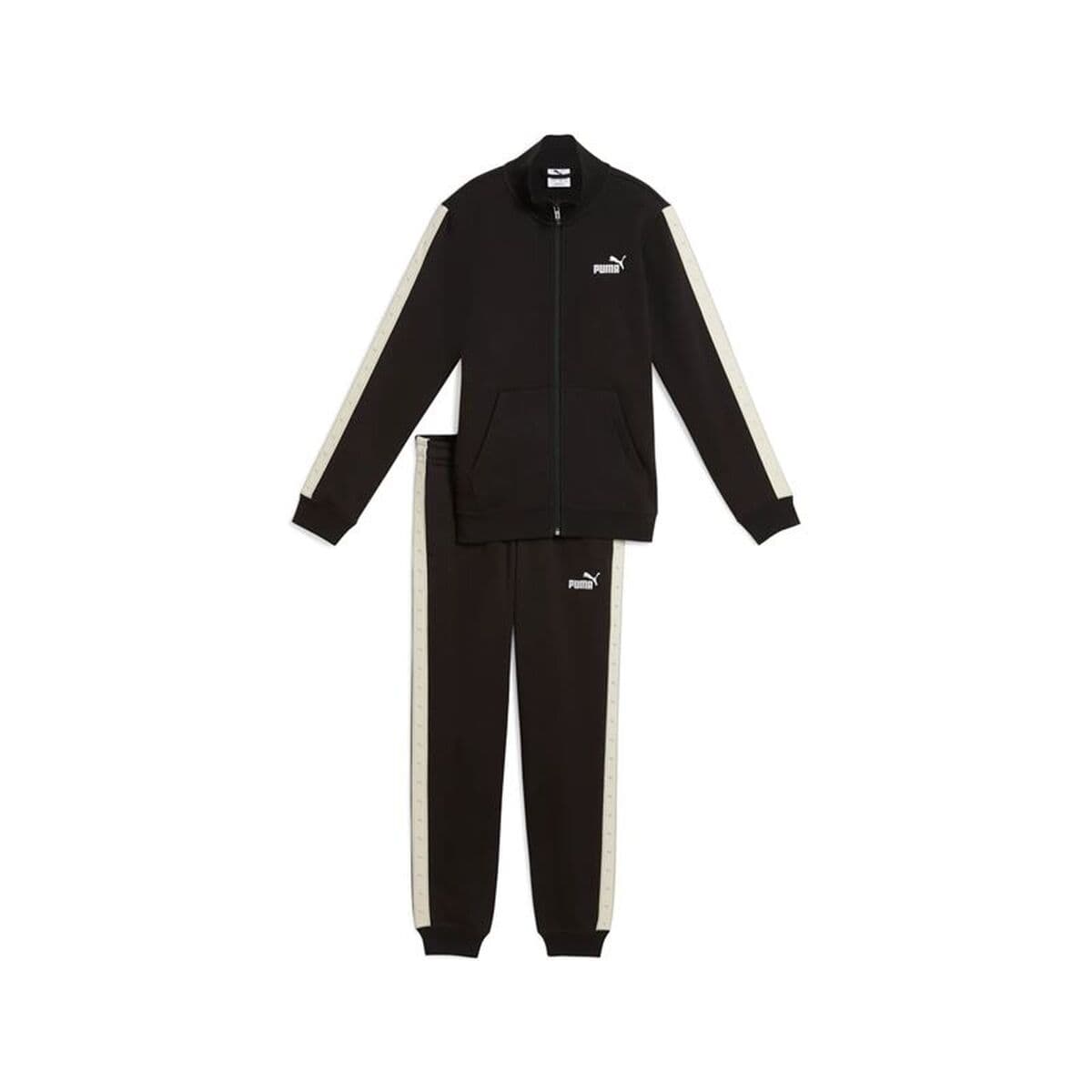 Tuta da Bambini Puma Essentials Tape FullZip Sw Nero