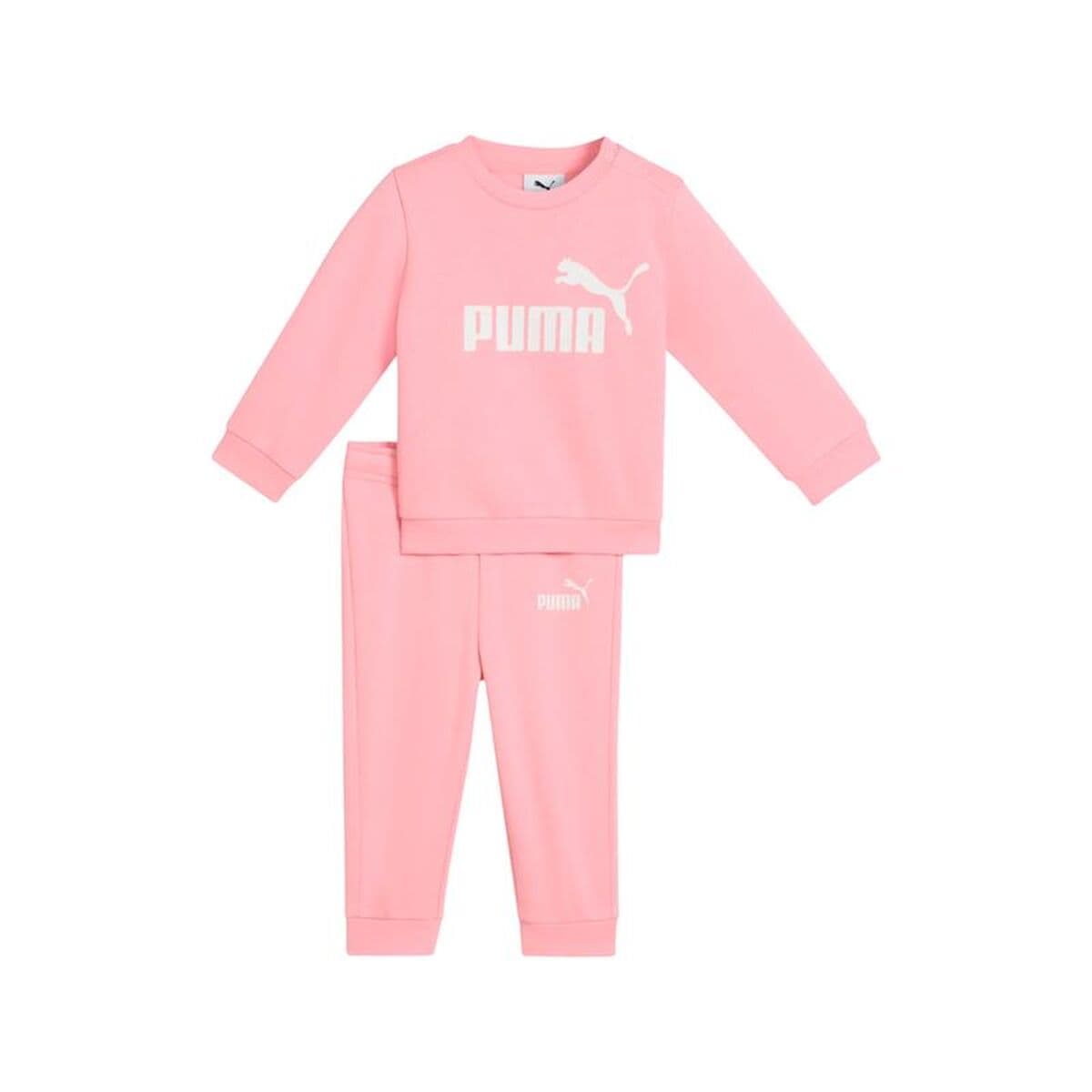 Completo Sportivo per Neonati Puma Minicats Essentials Rosa