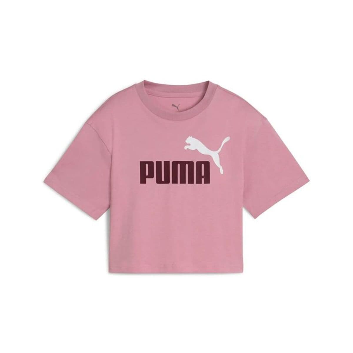 Maglia a Maniche Corte per Bambini Puma Essentials 2 Color No. 1 Rosa