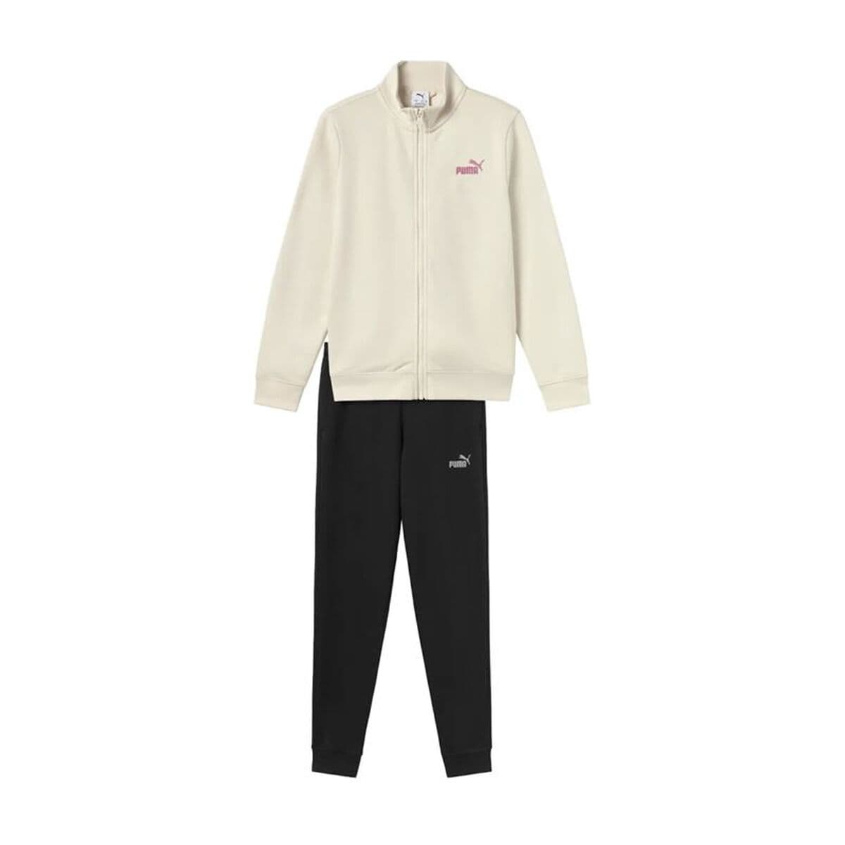 Tuta da Bambini Puma Ess Full Zip Sweat S Bianco