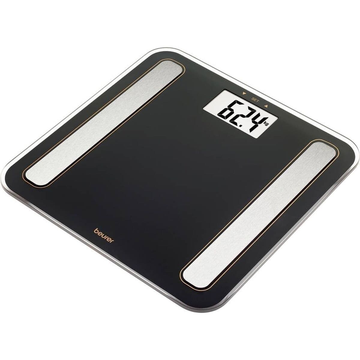 Bilancia Digitale da Bagno Beurer BF-183LE-24 Nero Vetro temperato 180 kg