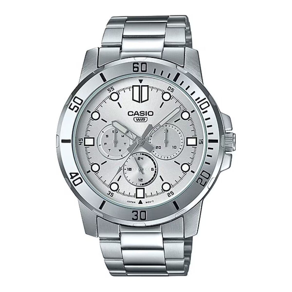 Orologio Uomo Casio MTP-VD300D-7EUDF Argentato (Ø 45 mm)
