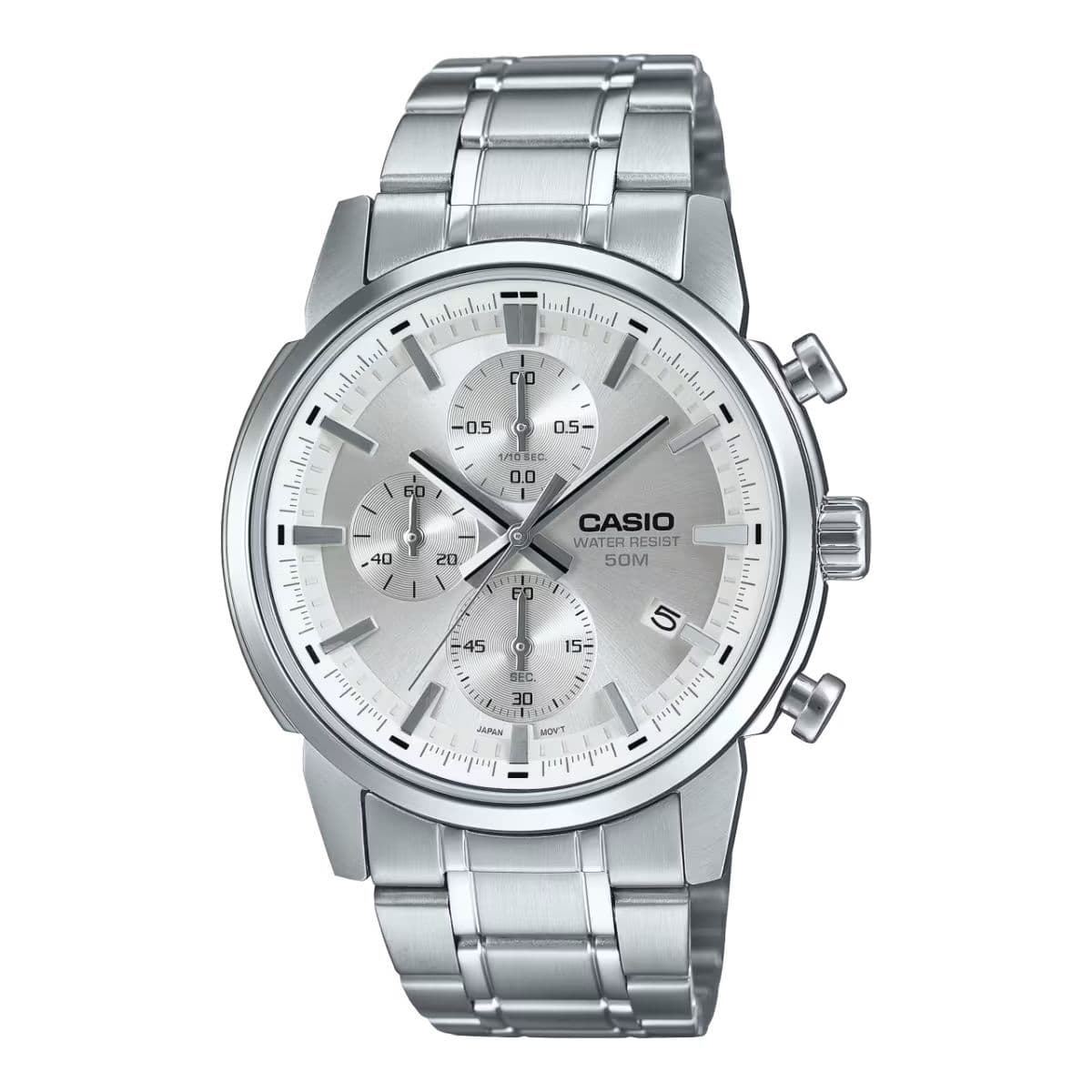 Orologio Uomo Casio MTP-E510D-7AVDF Argentato (Ø 42 mm)