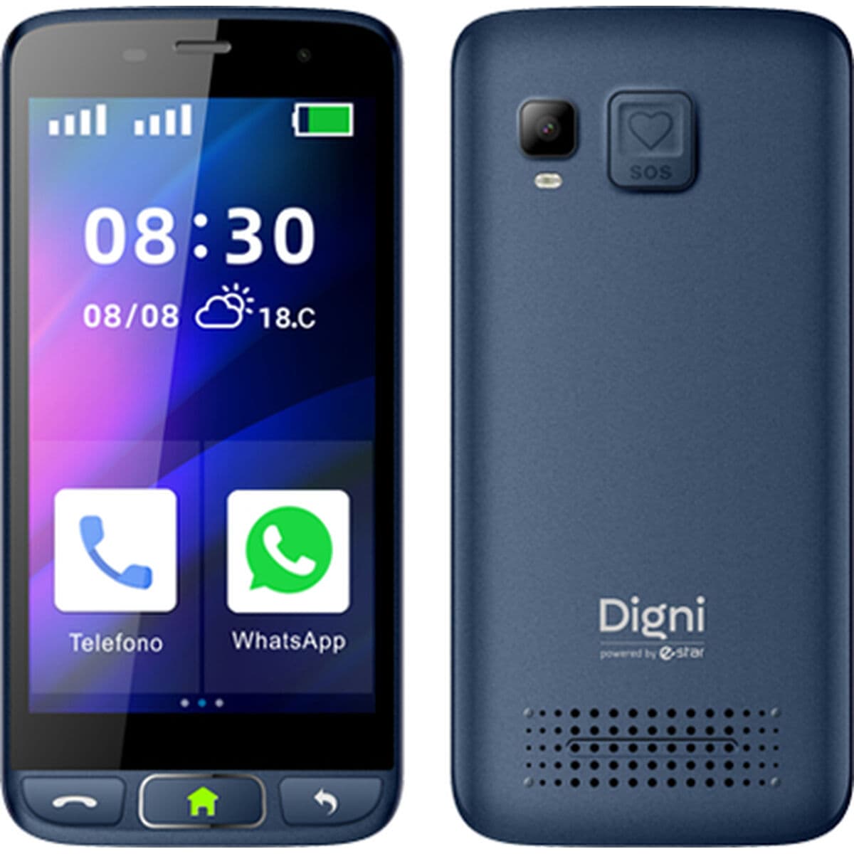 Smartphone ESTAR Digni Smart 4G 16 GB Blu Marino