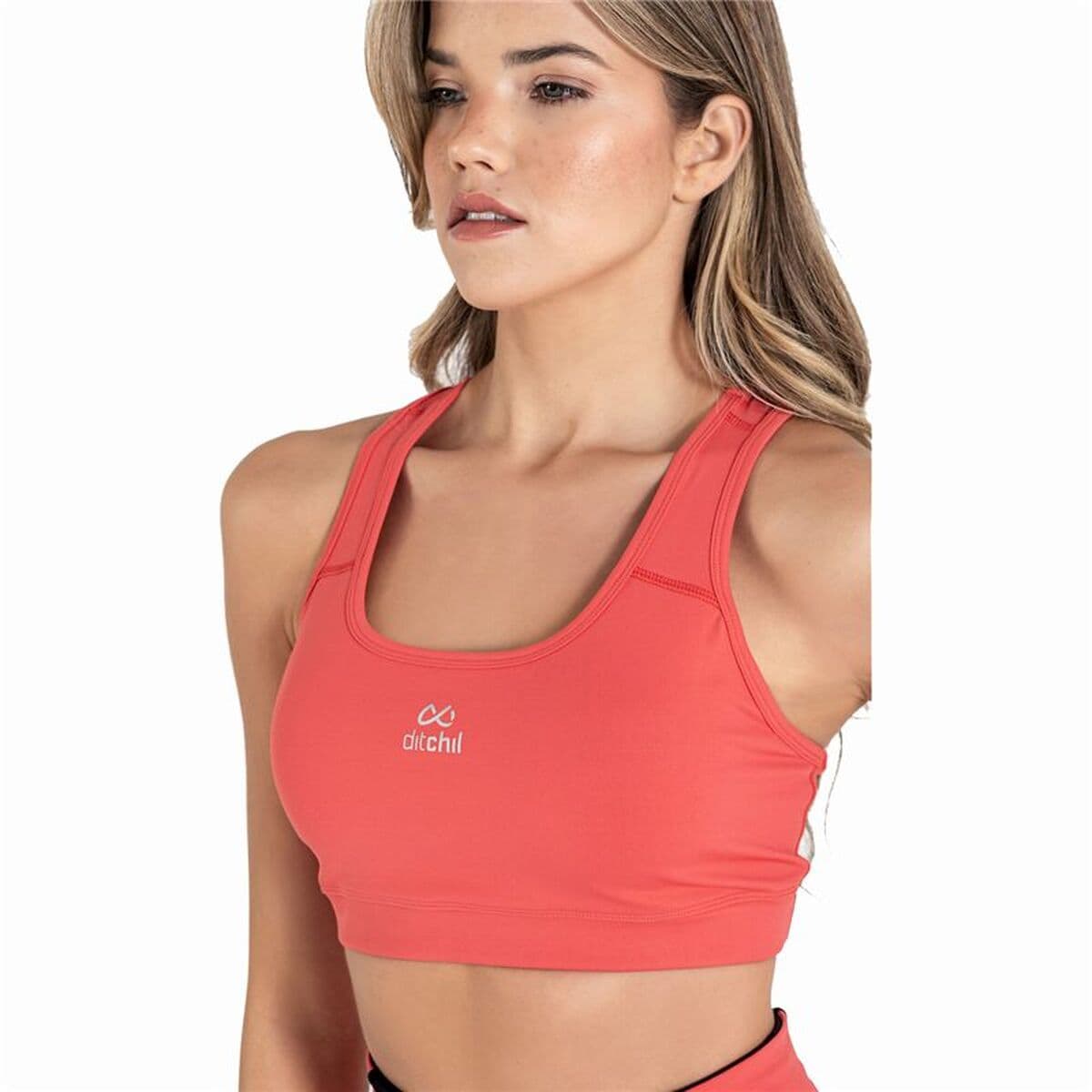 Reggiseno Sportivo Ditchil Bra Fire Rosa