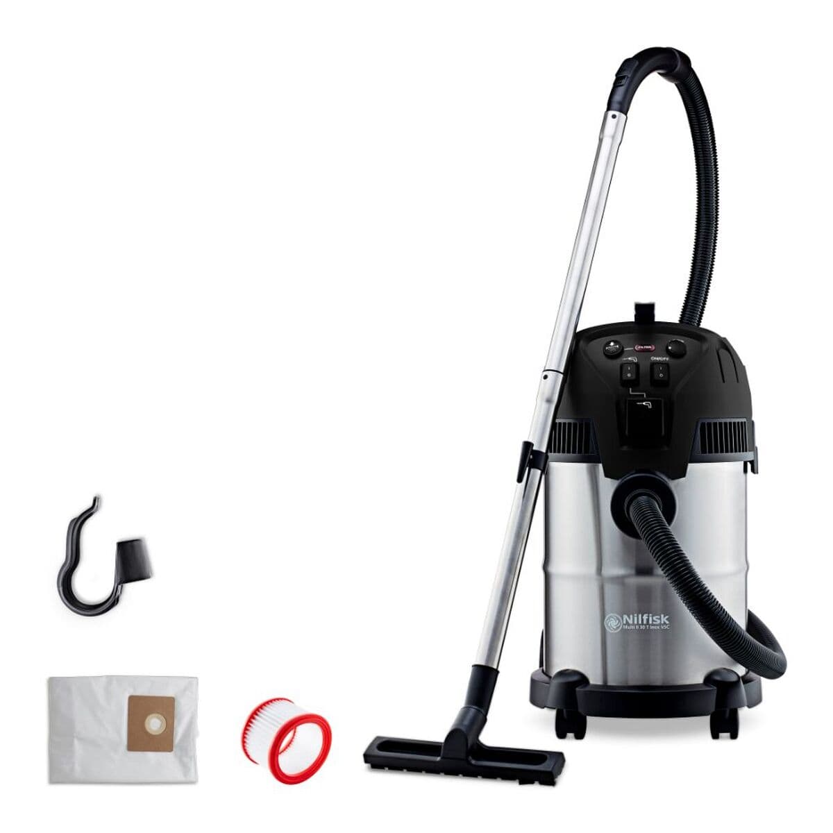 Aspirapolvere Nilfisk Nero Acciaio 1200 W