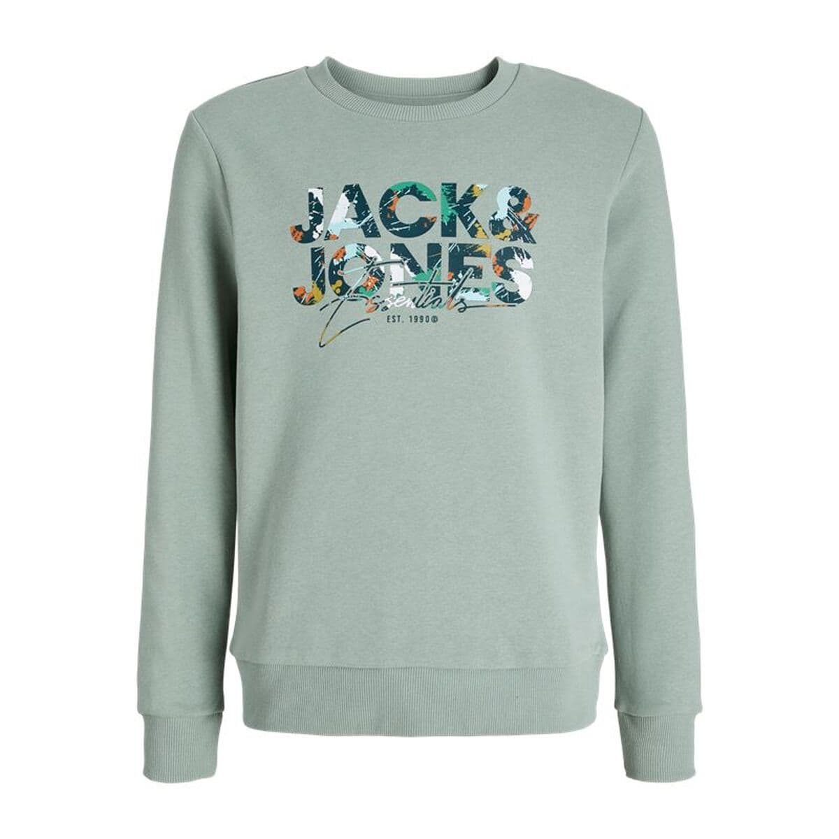 Felpa senza Cappuccio Bambino Jack & Jones Jjgeplas Crew Neck Azzurro