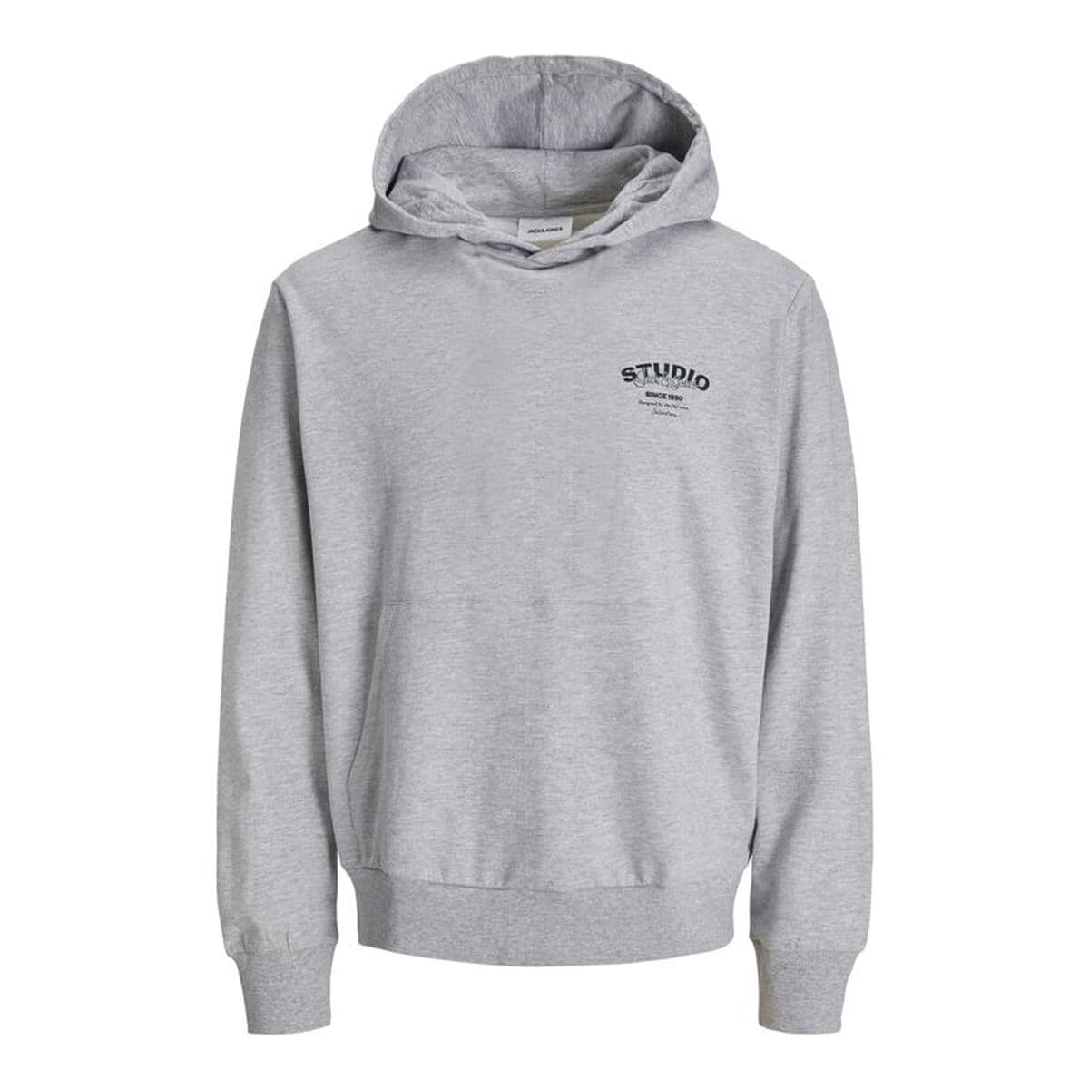 Felpa con Cappuccio Bambino Jack & Jones Jjyuki Grigio