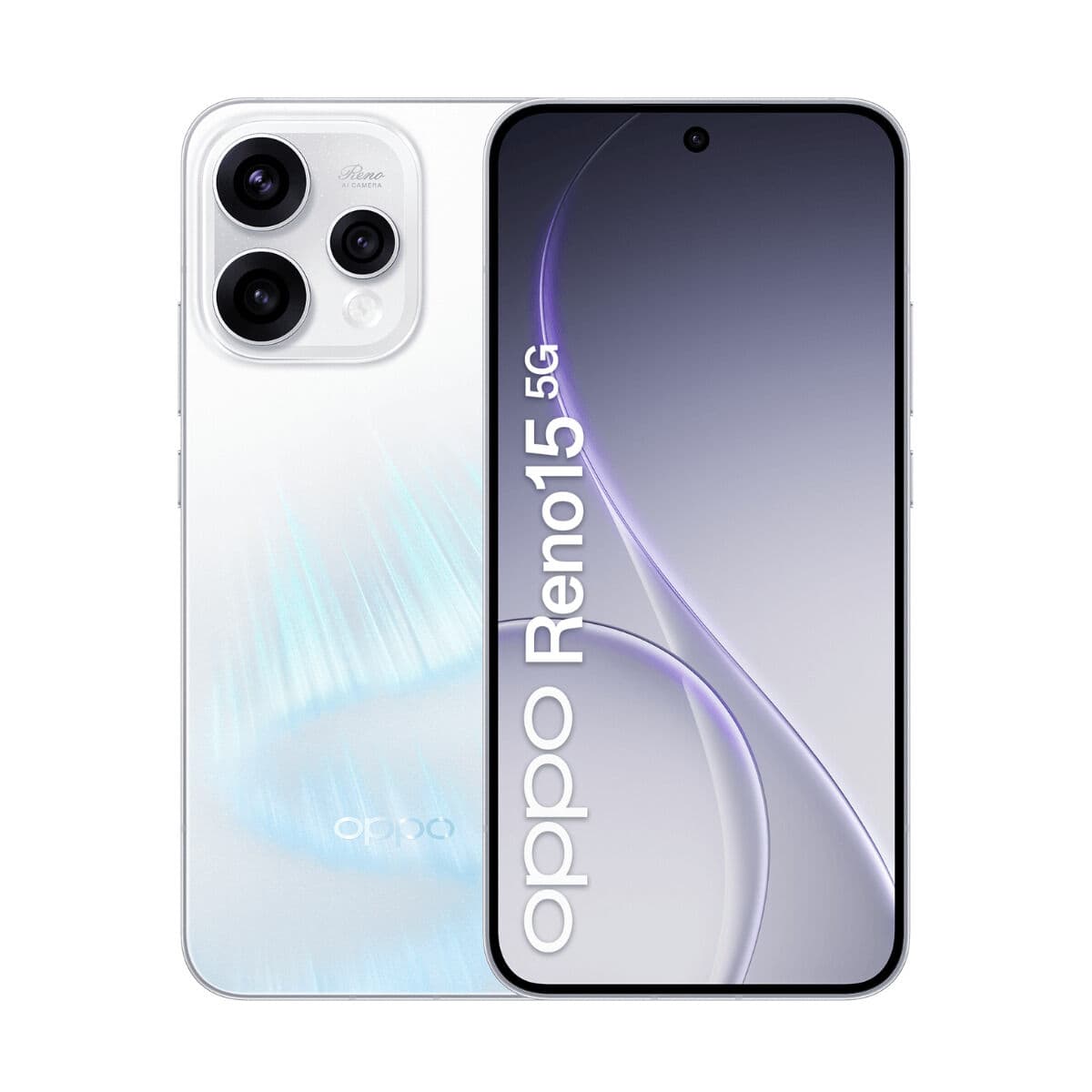 Smartphone Oppo Reno15 6,59" Octa Core Qualcomm Sm7750-Ab Snapdragon 7 Gen 4 Qualcomm Snapdragon 7 Gen 4 8 GB RAM 512 GB Bianco