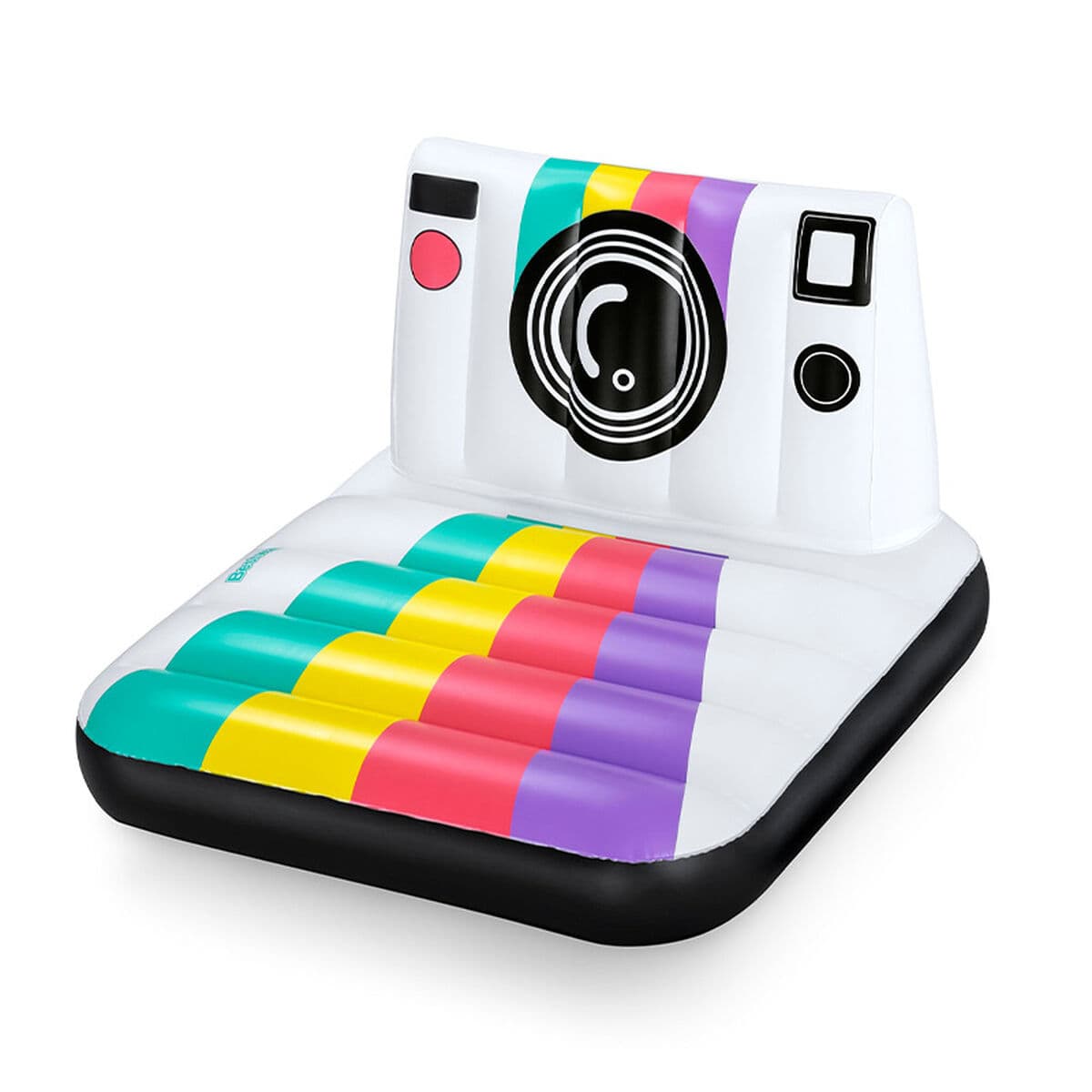 Bestway Poltrona Gonfiabile Fotocamera 127x102 cm Spiaggia e Piscina 43656