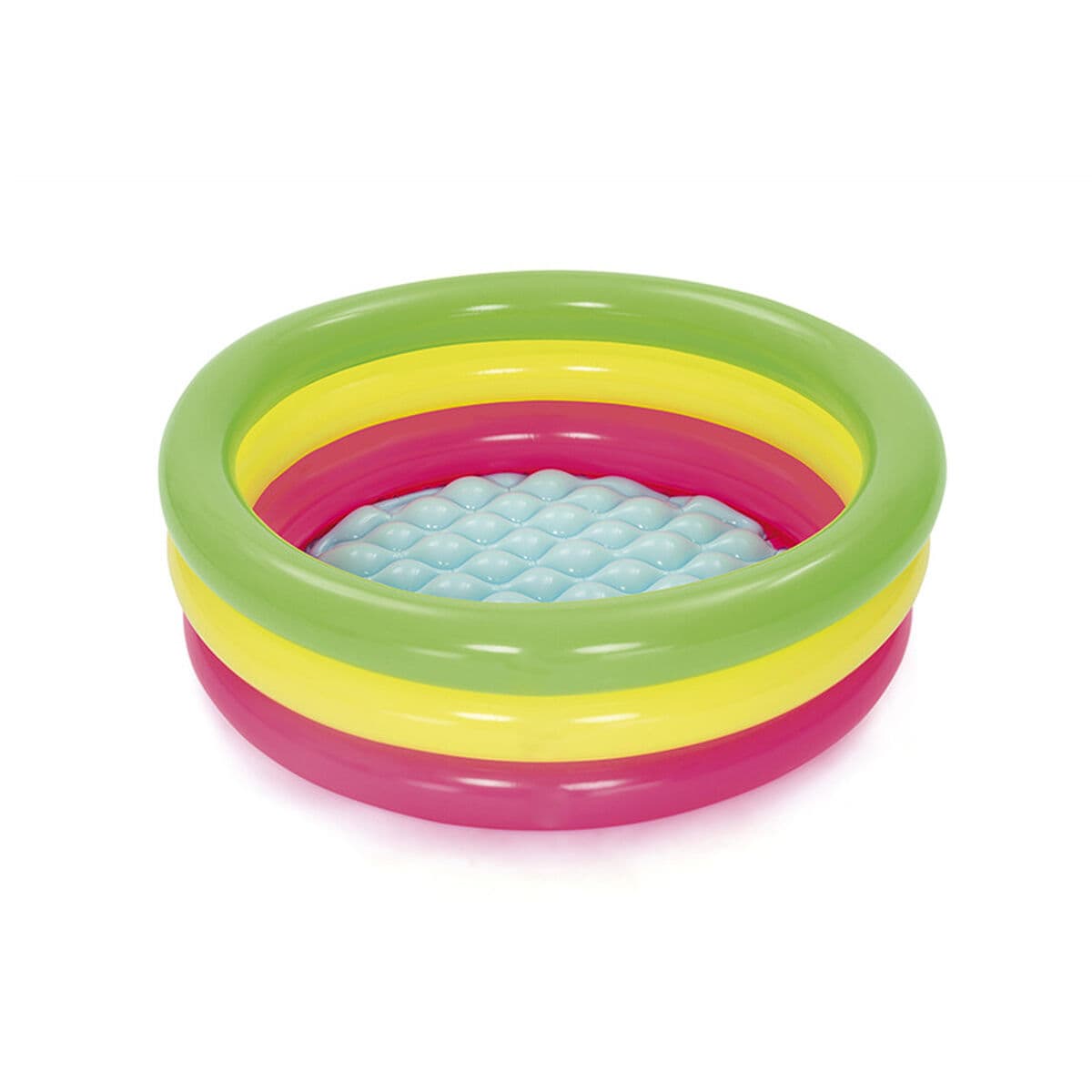 Bestway Piscina Gonfiabile per Bambini 3 Anelli Imbottiti 70x24 cm +2 Anni Giardino 51128
