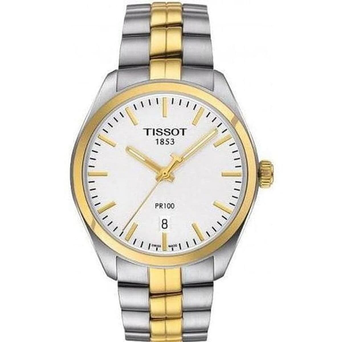 Orologio Uomo Tissot PR100 Argentato