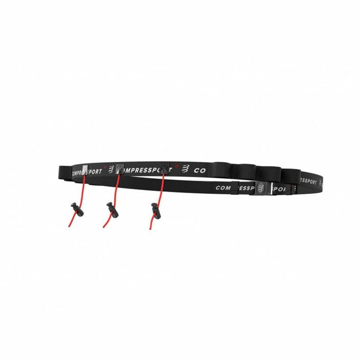 Cintura Running Porta Numero Compressport Compressport Nero