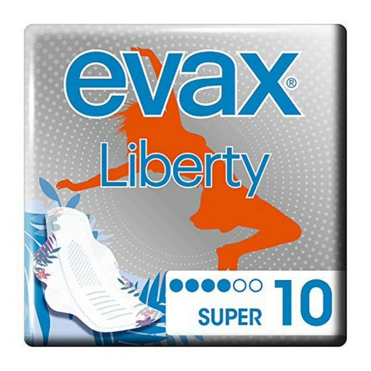 Assorbenti Super con Ali Evax Liberty 10 Unità