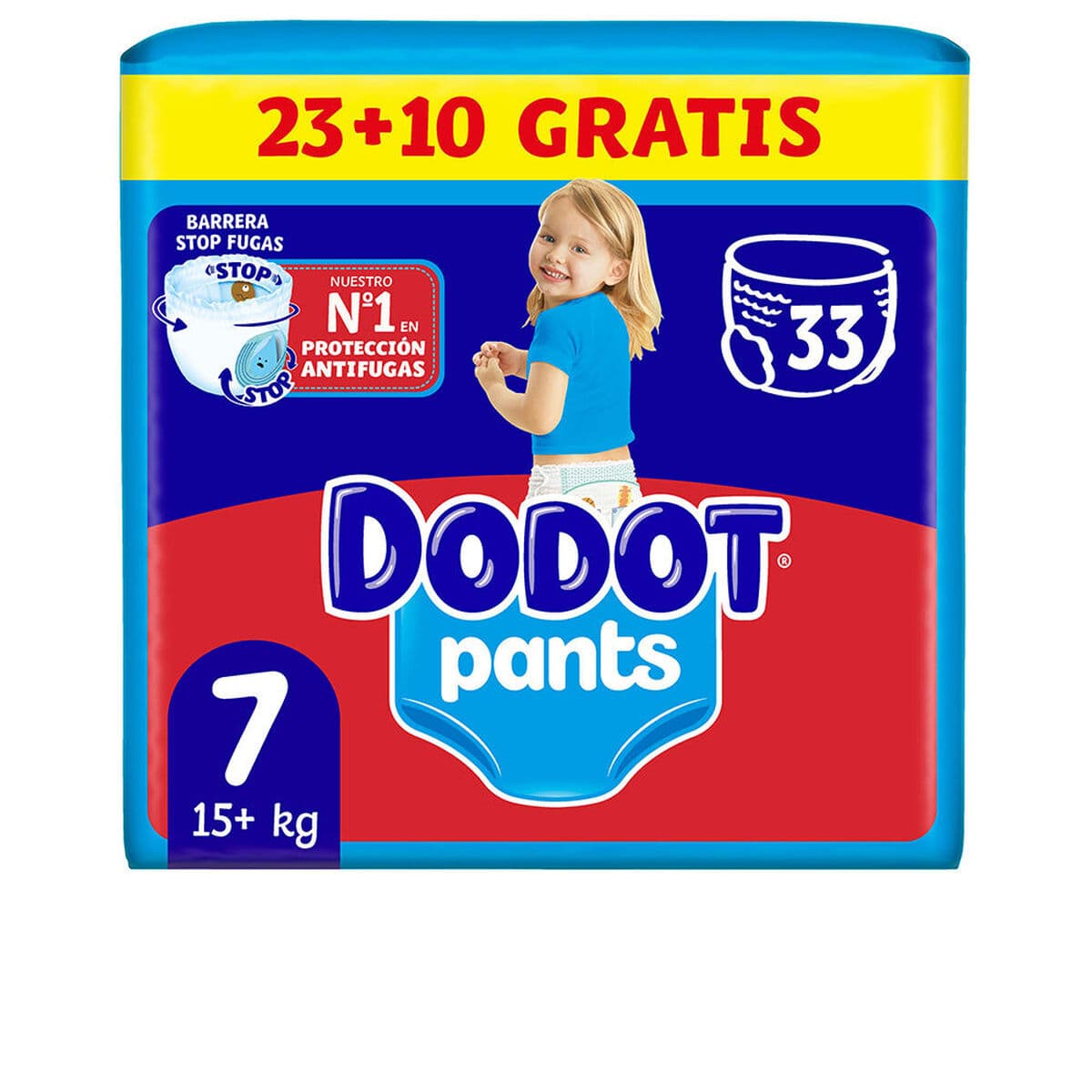 Pannolini usa e getta Dodot Pants 33 Unità