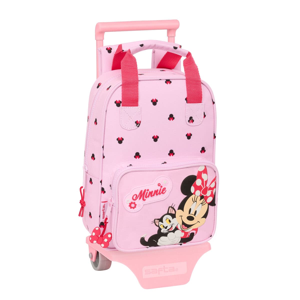 Trolley per la Scuola Minnie Mouse Naive Rosa 20 x 28 x 8 cm