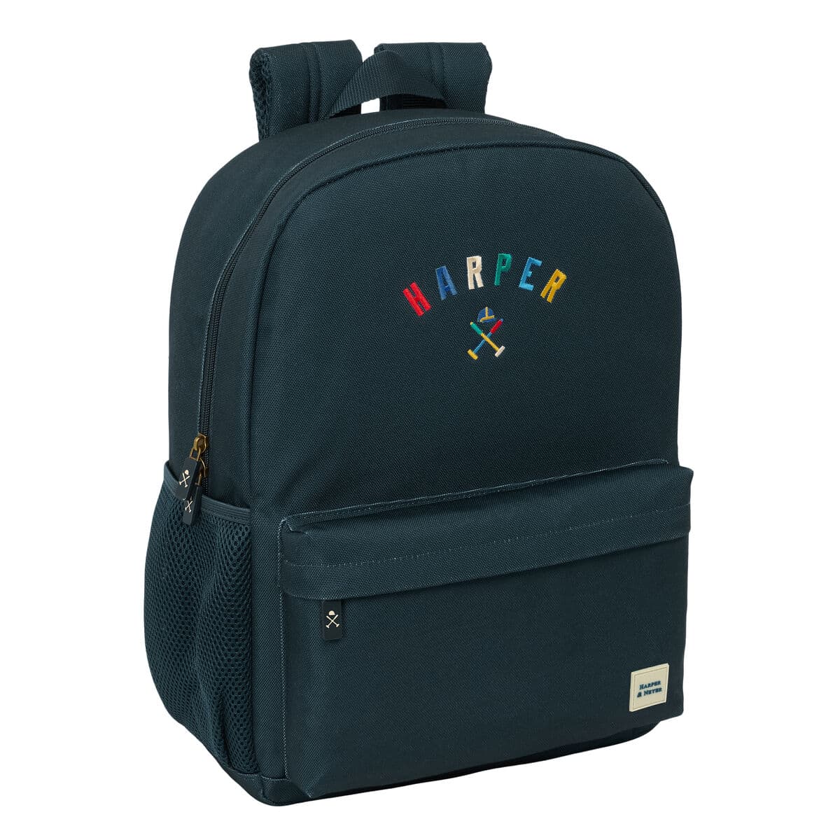 Zaino Scuola Harper & Neyer Blu Marino 32 x 43 x 14 cm
