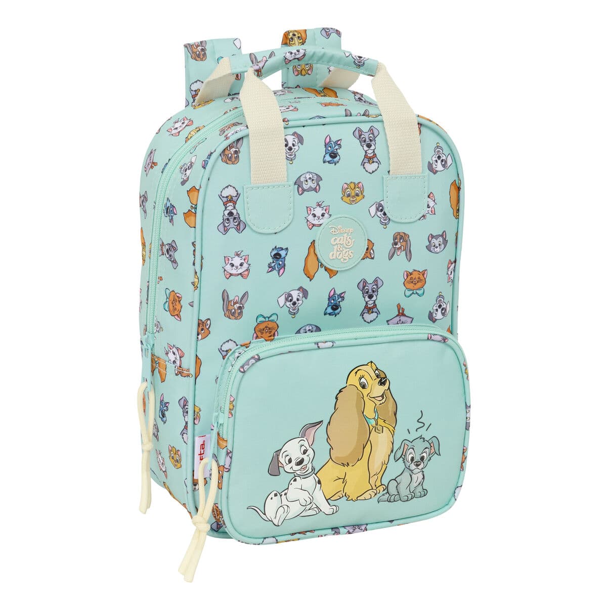 Zaino Scuola Disney Azzurro 20 x 28 x 8 cm