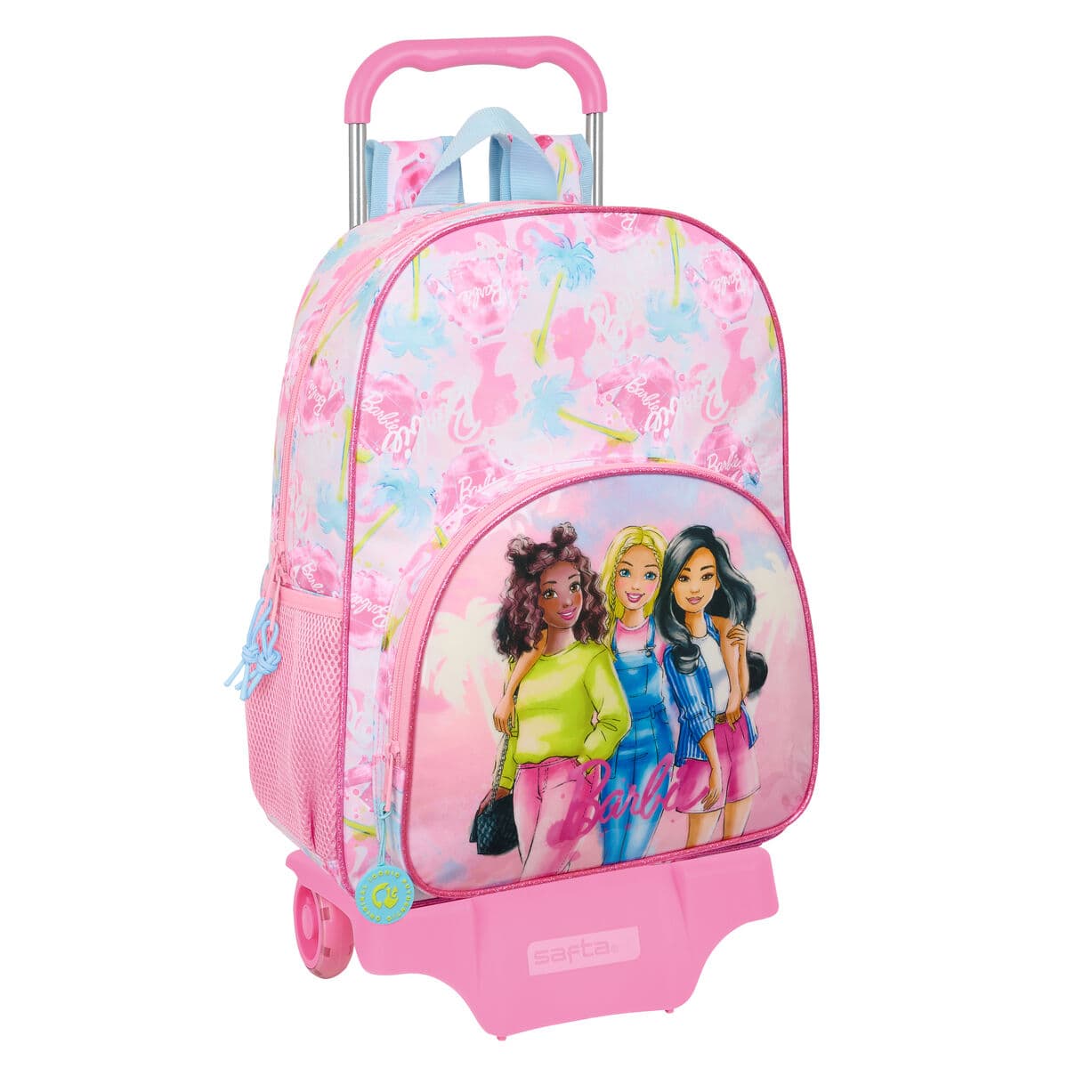Trolley per la Scuola Barbie Painterly Rosa Blu cielo 33 x 42 x 14 cm