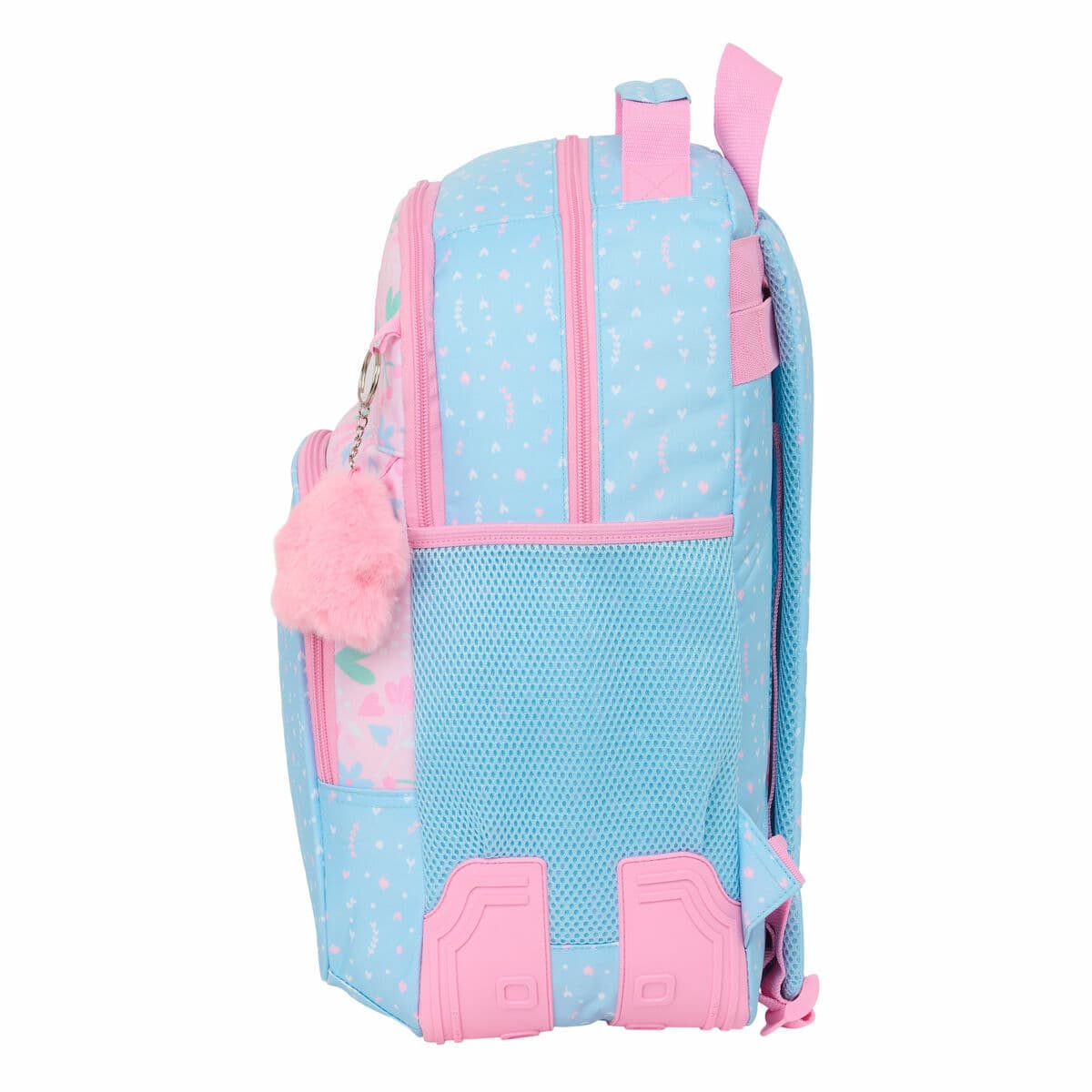 Zaino Scuola BlackFit8 Smile Azzurro Rosa 32 x 42 x 15 cm