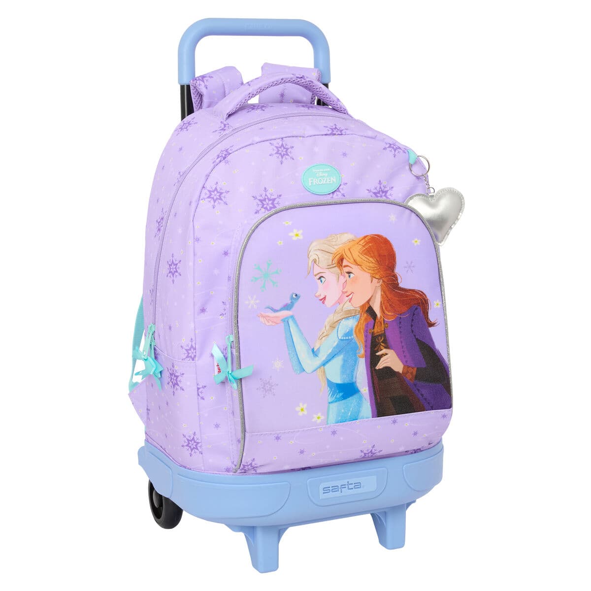 Trolley per la Scuola Frozen Spirit Lilla 33 x 45 x 22 cm