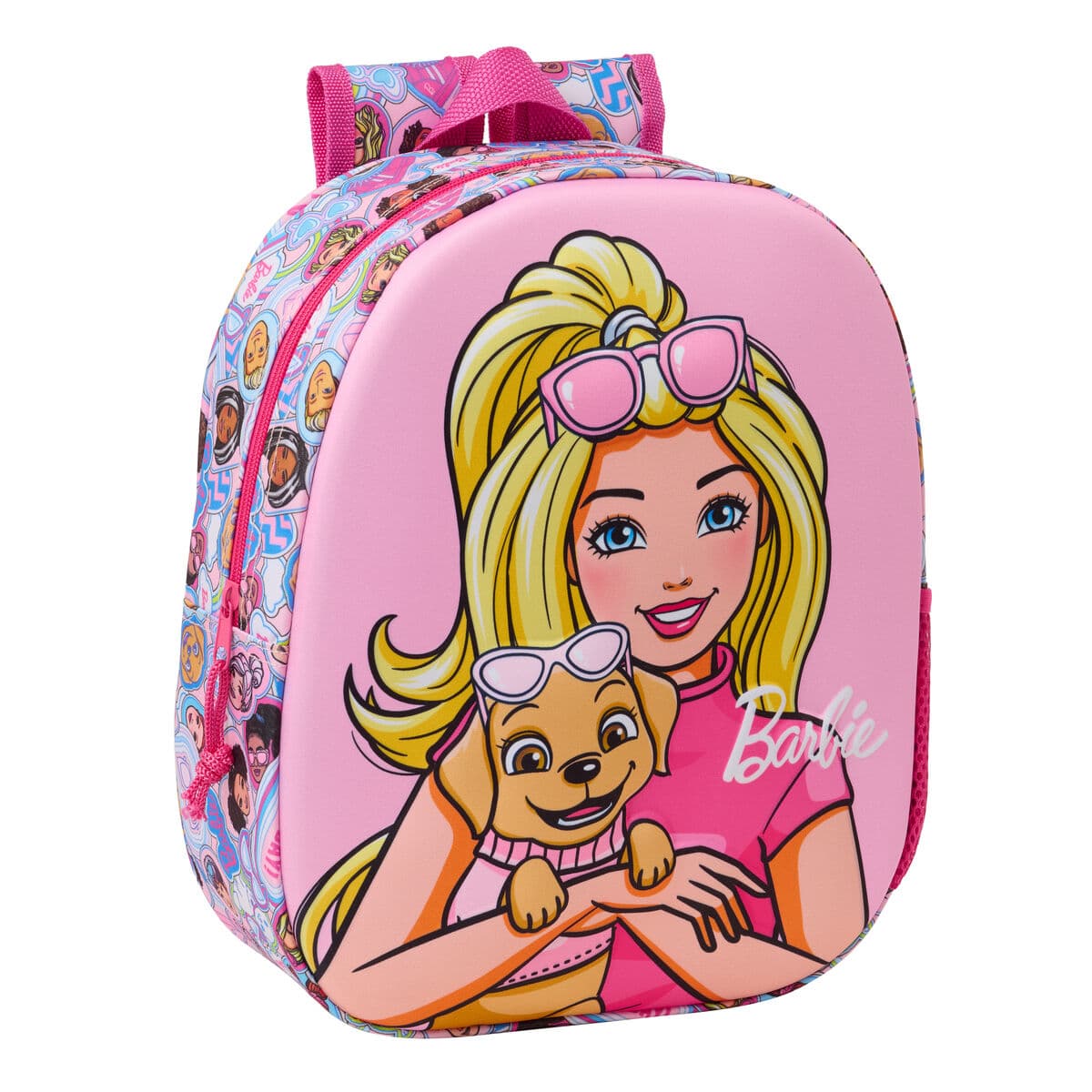 Zaino per Bambini Barbie Rosa 27 x 33 x 10 cm 3D