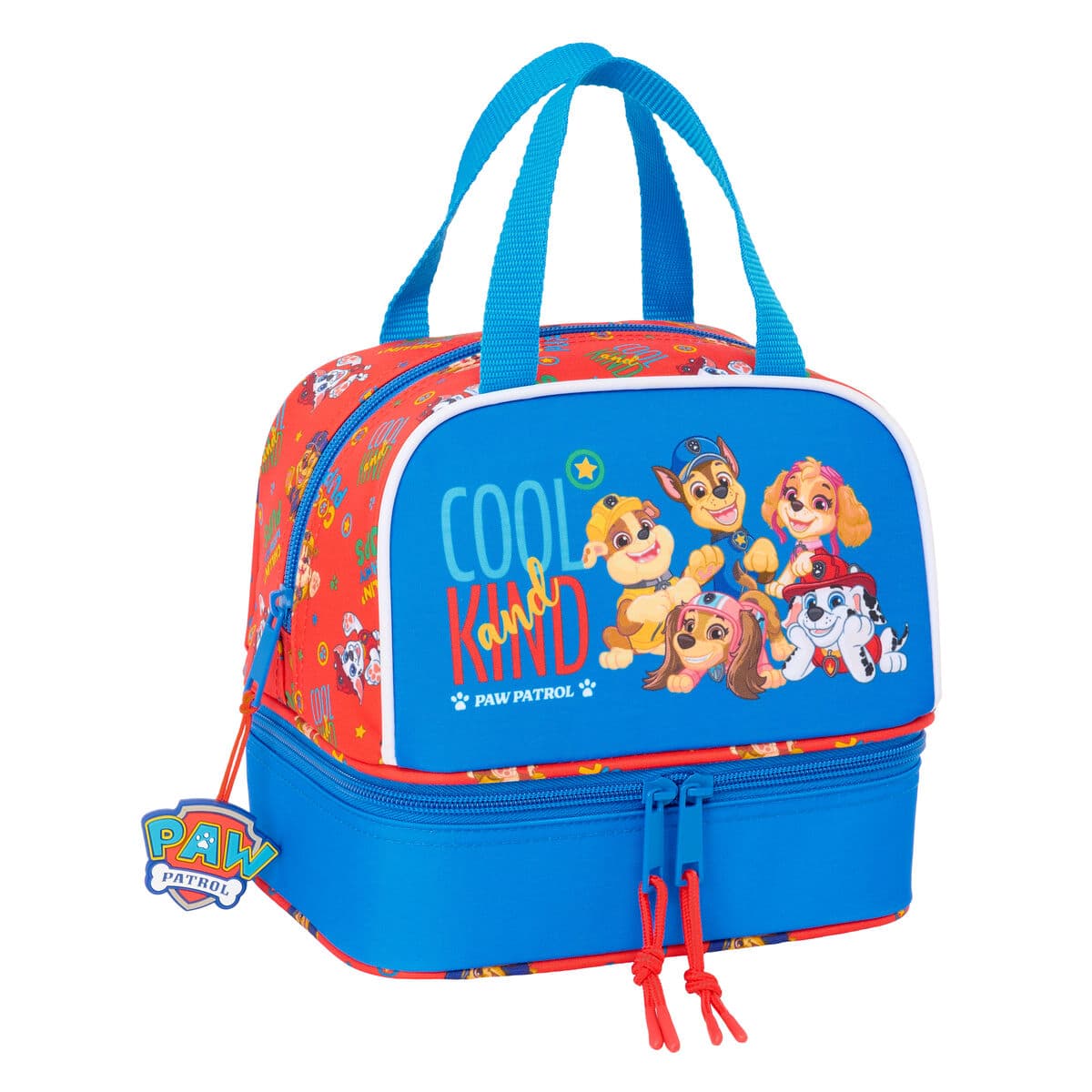Portamerenda Termico The Paw Patrol Cool Azzurro Rosso 20 x 20 x 15 cm